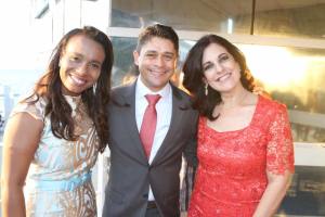 Tia Eron, Luiz Carlos e Rogéria Santos